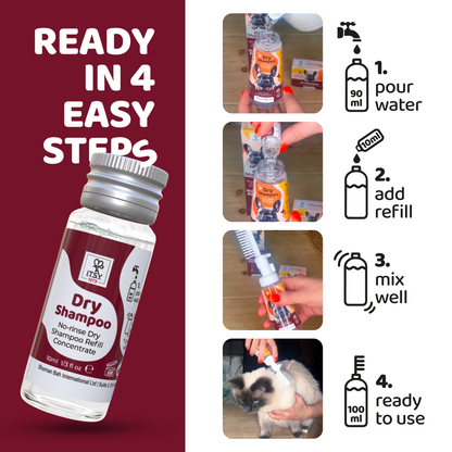 ITSY Pets Dry Shampoo for Dogs & Cats - Starter Pack