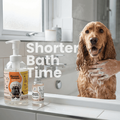 Dog Mousse Shampoo 3 - Pack Refill | Vanilla Cuddle Scent - ITSY Pets