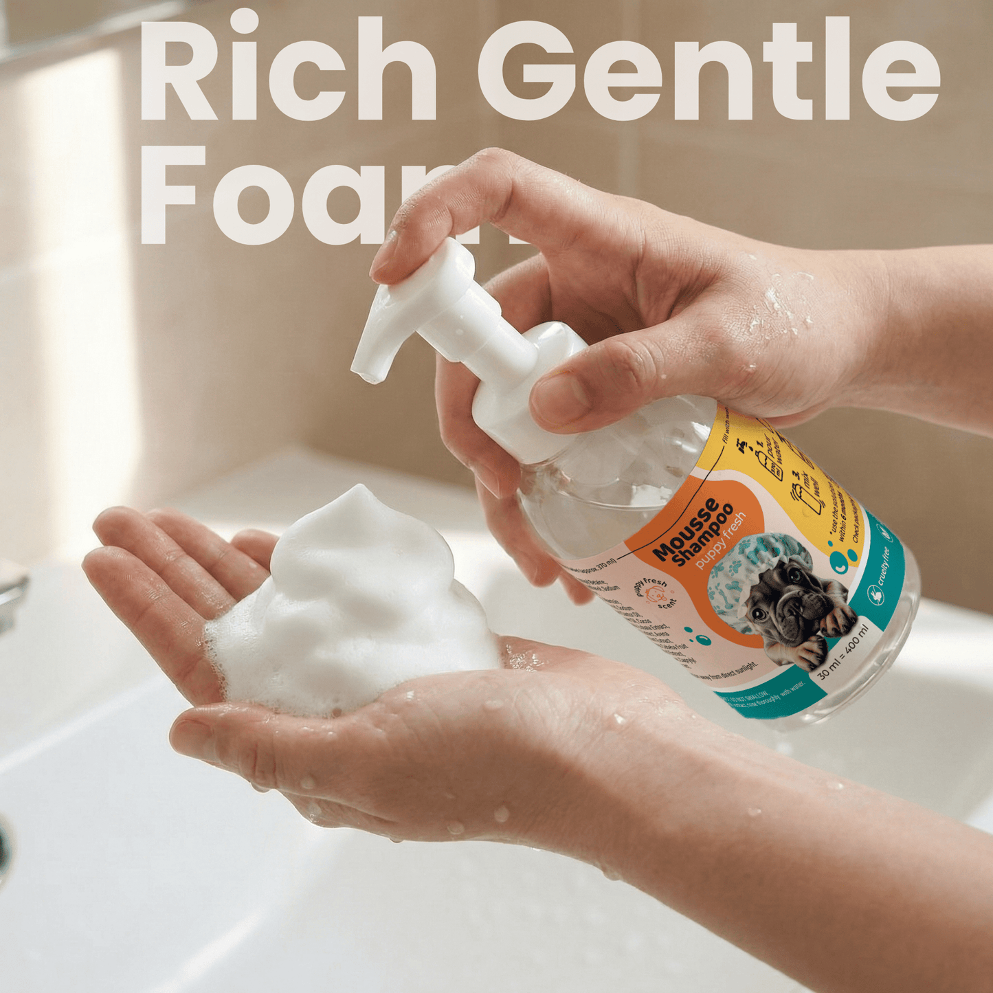 Dog Mousse Shampoo Single Refill | Puppy Fresh Scent - ITSY Pets