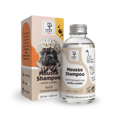 Dog Mousse Shampoo Single Refill | Vanilla Cuddle Scent