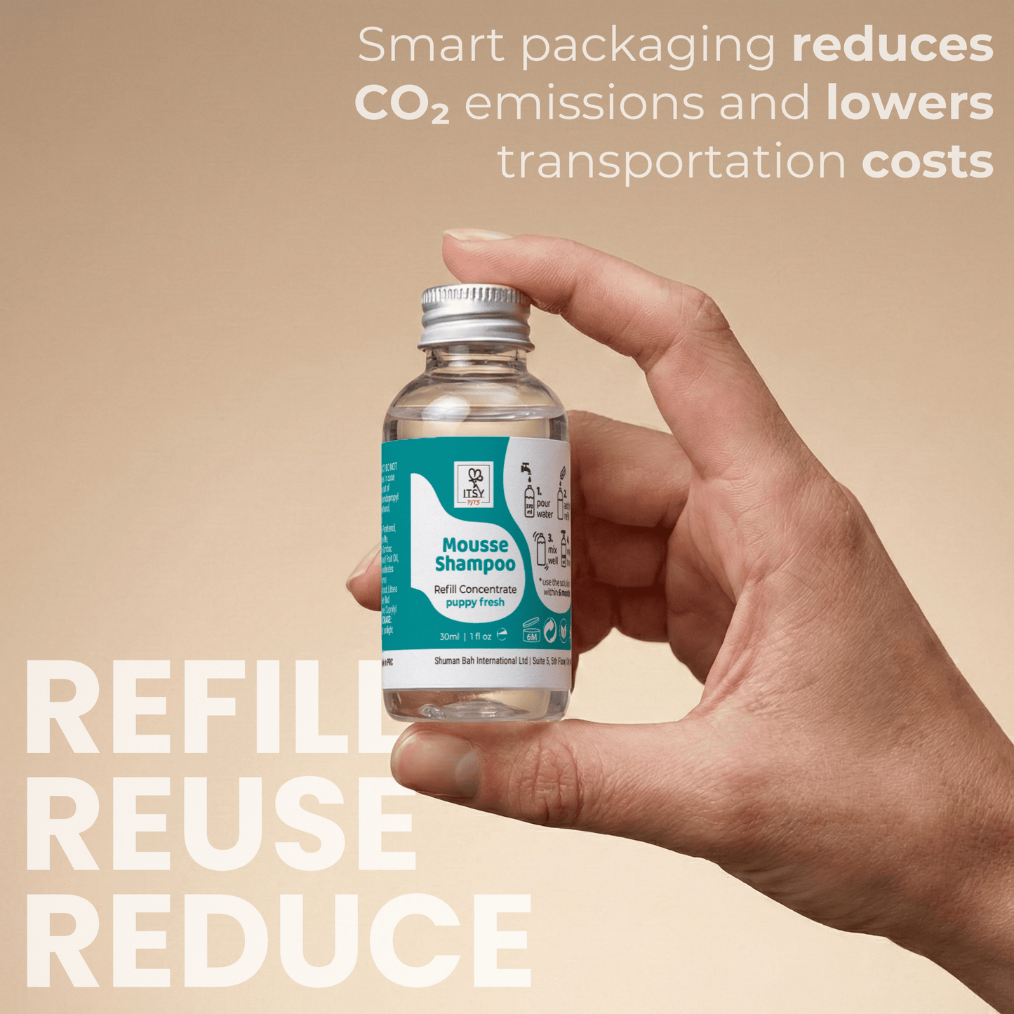 Dog Mousse Shampoo Starter Pack | Puppy Fresh Scent - ITSY Pets