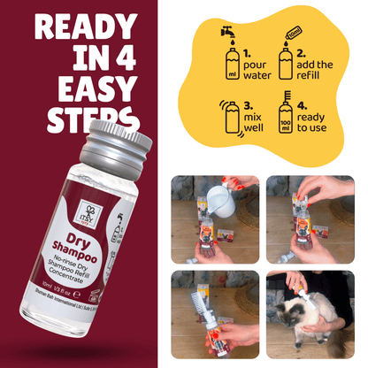 ITSY Pets 10ml Plastic - Free Dry Shampoo Concentrated Refill - ITSY Pets