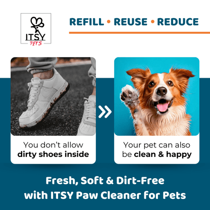 ITSY Pets (3-Pack) 10ml Plastic-Free Concentrated Refill for Foaming Paw Cleaner - ITSY Pets