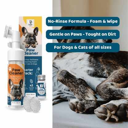 ITSY Pets (3-Pack) 10ml Plastic-Free Concentrated Refill for Foaming Paw Cleaner - ITSY Pets