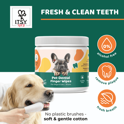 ITSY Pets Dental Finger Wipes For Dogs and Cats - ITSY Pets