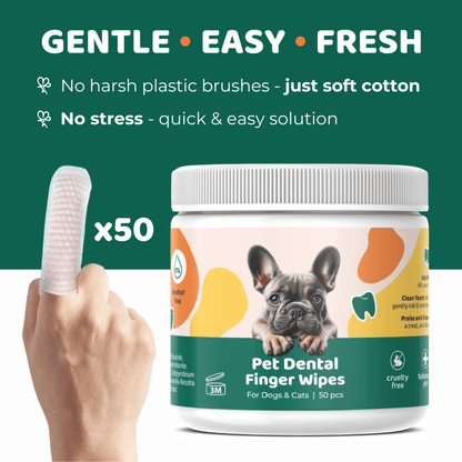 ITSY Pets Dental Finger Wipes For Dogs and Cats - ITSY Pets