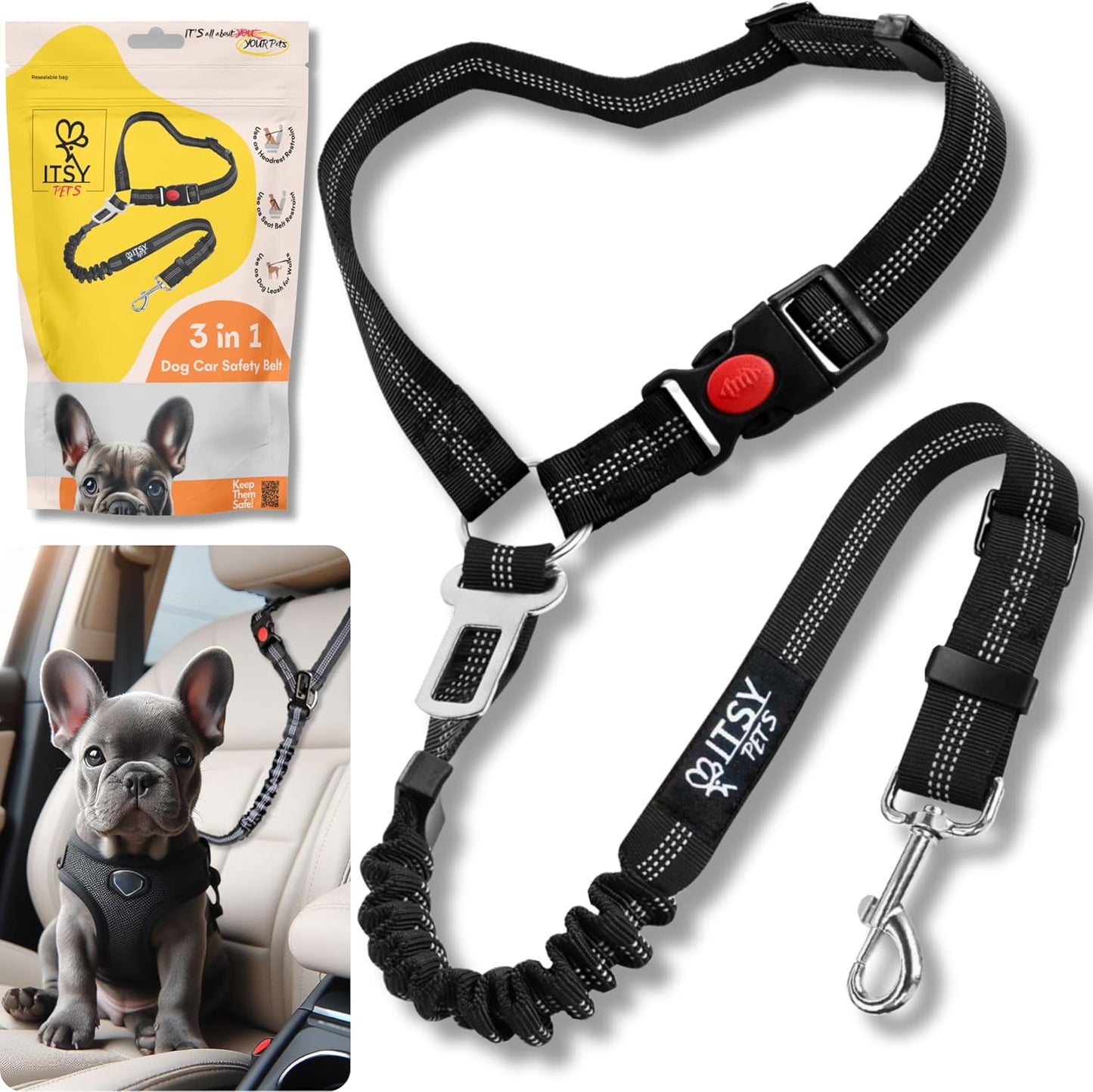ITSY Pets - Dog Seat Belts for Cars - ITSY Pets